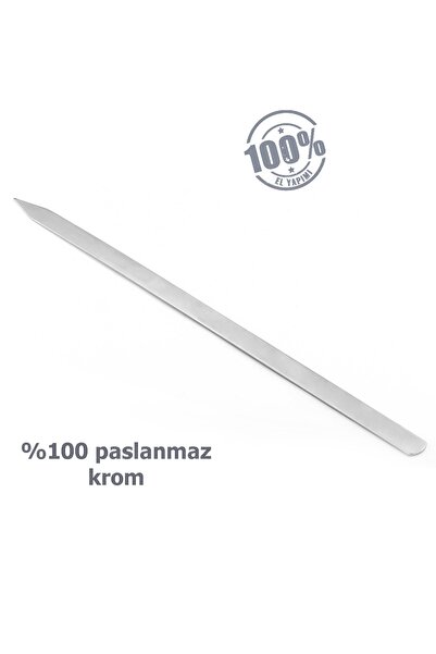 1. Sınıf Paslanmaz Ömürlük Krom 70cm Adana Kebap Şiş