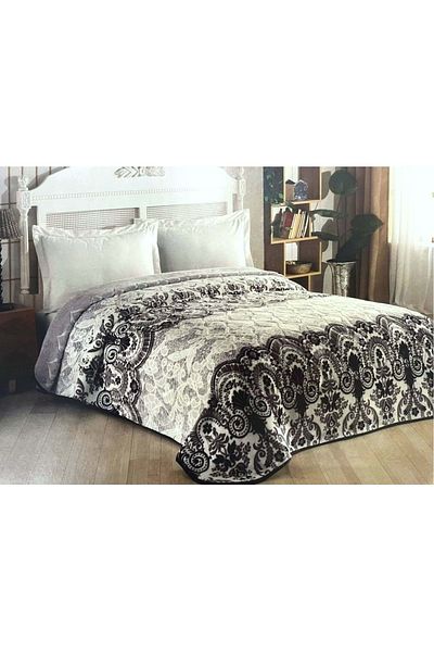 Kristal Emboss Blanket Ilkin Gray Double