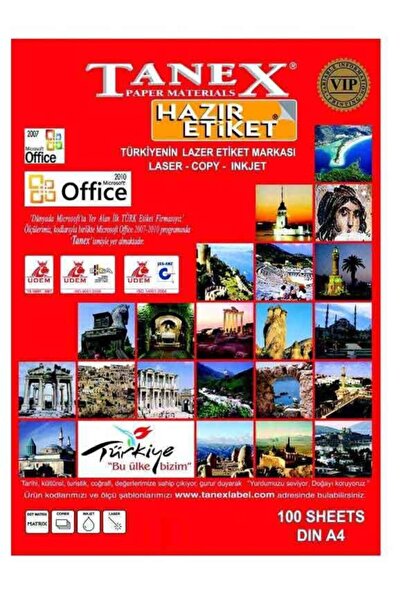 tanen Etichetă laser Tanex Tw-2030 38x44,5 mm 100 buc