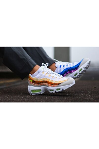 Nike Beyaz - Air Max 95 Dj4594-100 Kadın Spor Ayakkabı
