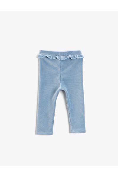 Koton Ruffle Waist Leggings Cotton