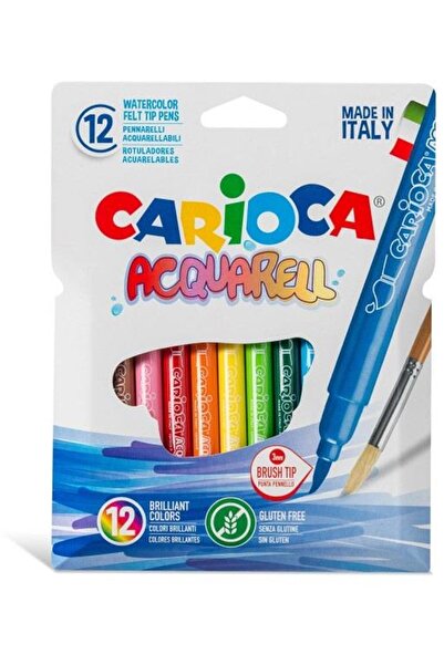 CARIOCA Brand: Carioca 12 Colors Felt Tip Brush 42747 Category: Dry Paint Pen