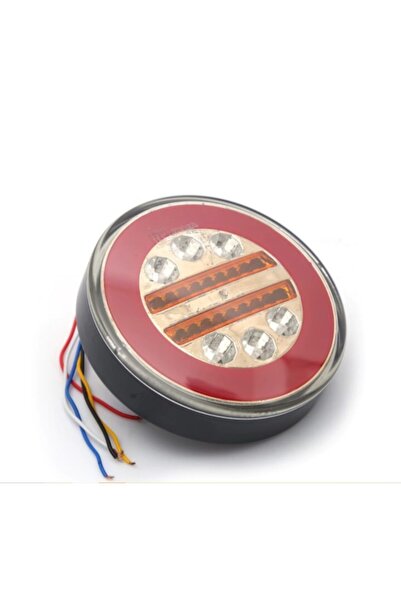 AHMET OTOMOTİV Universal Neon Hamburger Stop Lambası 24v 4 Fonksiyonlu 24v