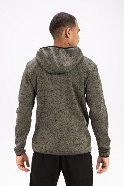 Exuma Fermuarlı Polar Erkek Haki