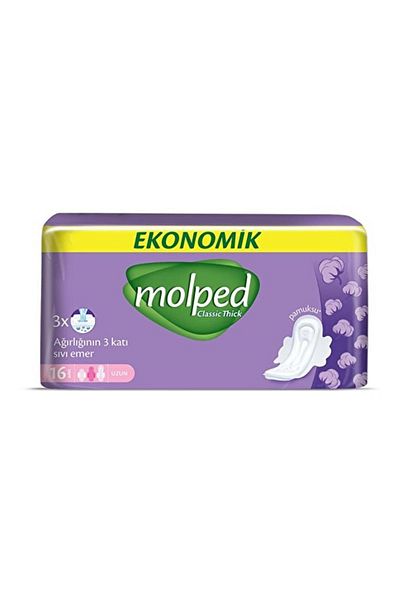 Molped Economic Pack of 16 - Long Category: Sanitary Pads