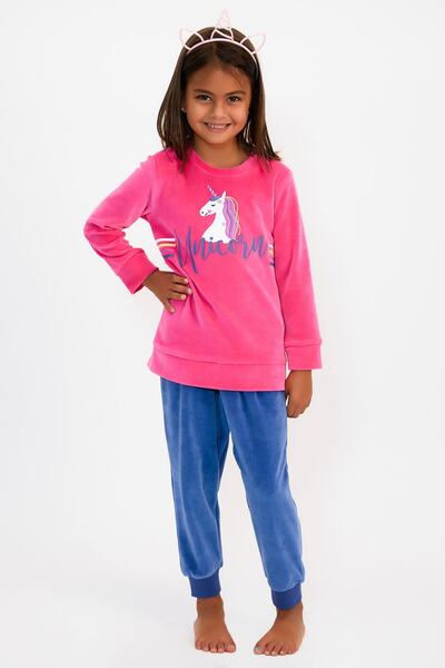 ROLY POLY Σετ φόρμας Rolypoly Unicorn Candy Pink Girls Velvet