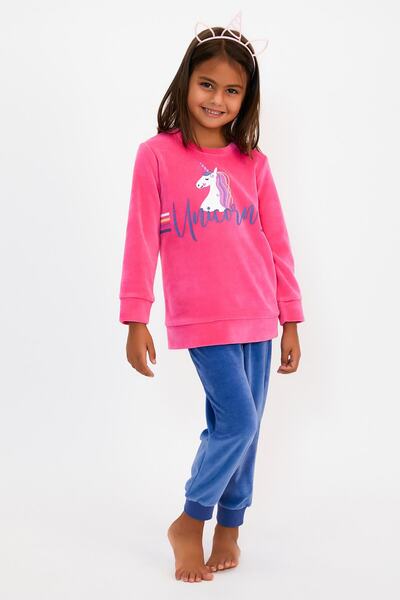 ROLY POLY Σετ φόρμας Rolypoly Unicorn Candy Pink Girls Velvet