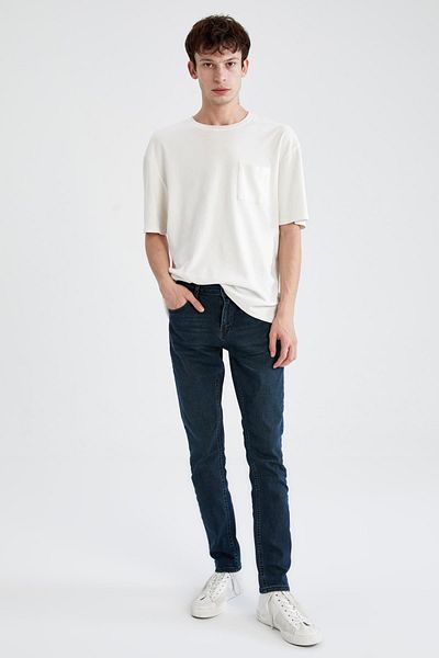 DeFacto Carlo Skinny Fit κανονική μέση στενό τζιν παντελόνι
