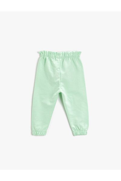Koton Frilly Waist Jogger Sweatpants Cotton