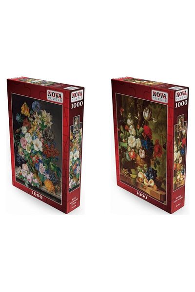 Nova Puzzle مجموعة ألغاز زهور في مزهرية مكونة من 1000 قطعة