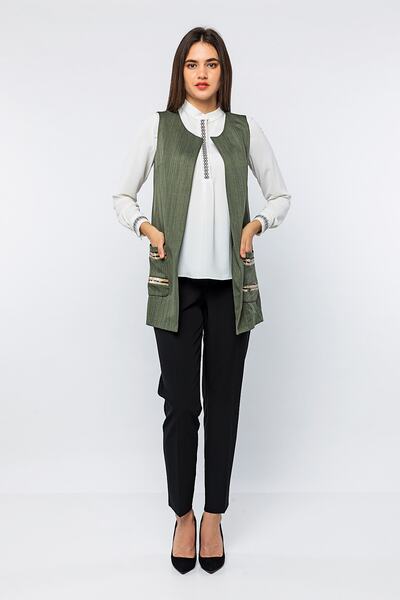 Luppio 9020 Sequined Vest with Pockets
