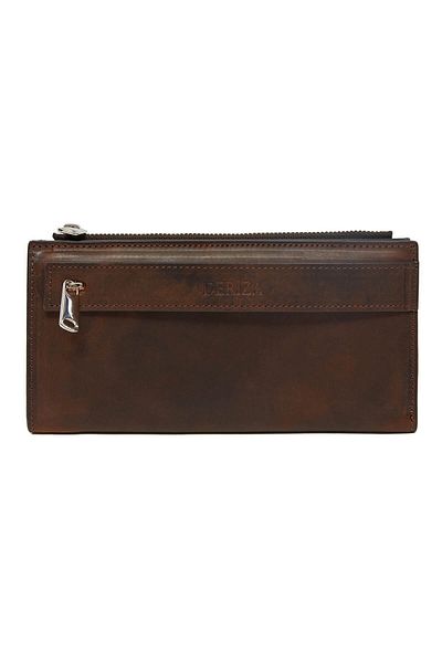 Deriza Yemen Genuine Leather Wallet Crayz Tan
