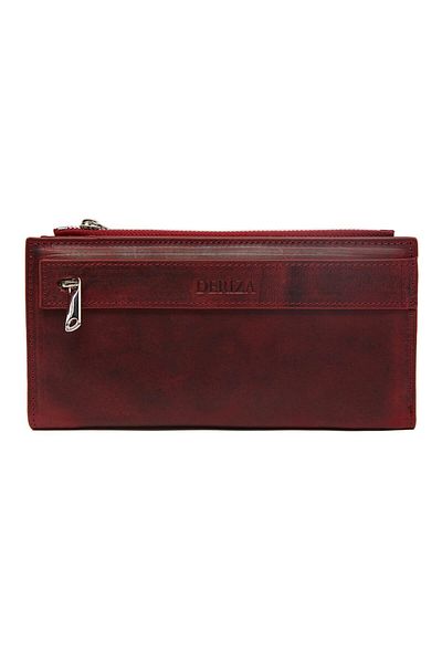 Deriza Yemen Genuine Leather Wallet Crayz Red