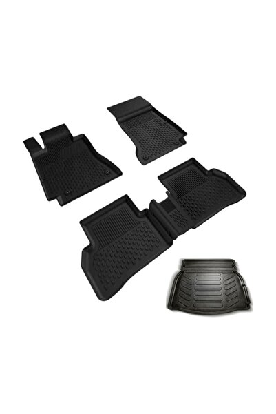 Şanlı Mercedes C-serisi W205 W200d Havuzlu Paspas Ve Rampalı Bagaj Havuzu Sah...