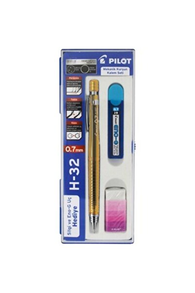 Pilot Mekanik Kurşun Kalem Seti 0,7mm Şeffaf Sarı