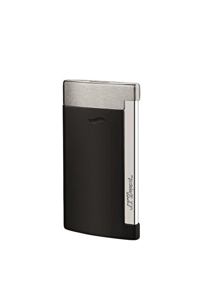 S.T. Dupont Slim 7 Çakmak 027710 Krom Brush/mat Siyah