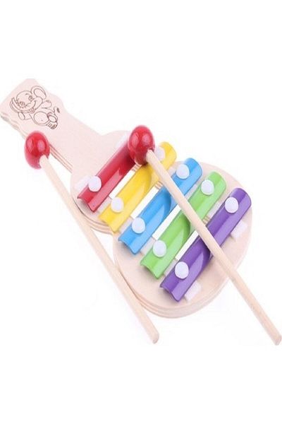 Learning Toys Wooden Guitar Cellophane