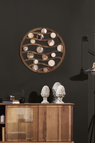 AHWALL Milano Model Dekoratif Silver Pleksi Kırılmaz Ayna