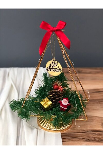 Masalsı Concept Ornament de masă din lemn de pin roșu, lemn de pin pe masă