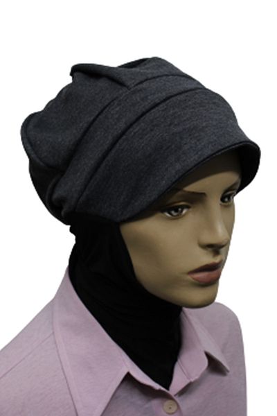 eflin Women's Hijab Clothing Neck Collar Cap Hat Bonnet Smoked