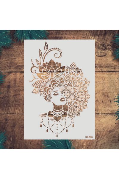 STENCİLTASARIM Sl066 Samba Portrait