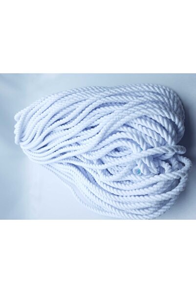 betüşce Beyaz Renkte 6 Mm Kalın Kordon Ip (10 Mt Makaraya Sarılı Halde)