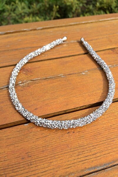 Bijuteri Online Ασημί Χρώμα Κρυστάλλινη Επικάλυψη Κορώνα