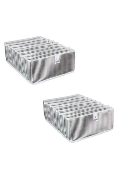 CimriKese 2-Piece Accordion Organizer Drawer Organizer (l)