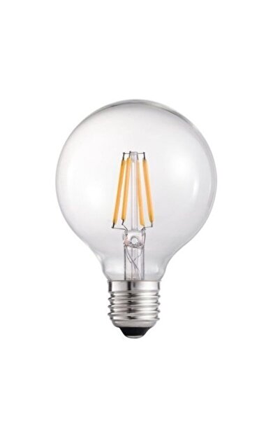 Ecolite Ampul Led Ecolıte Glop Tipi Şeffaf G95 E27 6,5w 2700k Sarı Işık