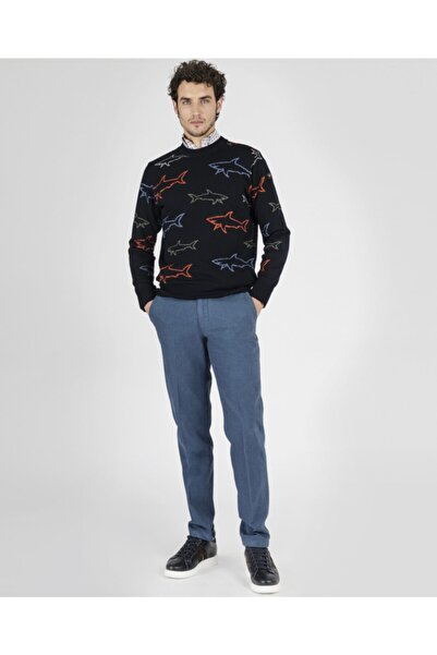 PAUL&SHARK Men's Knitted Roundneck C.W.Wool Sweater