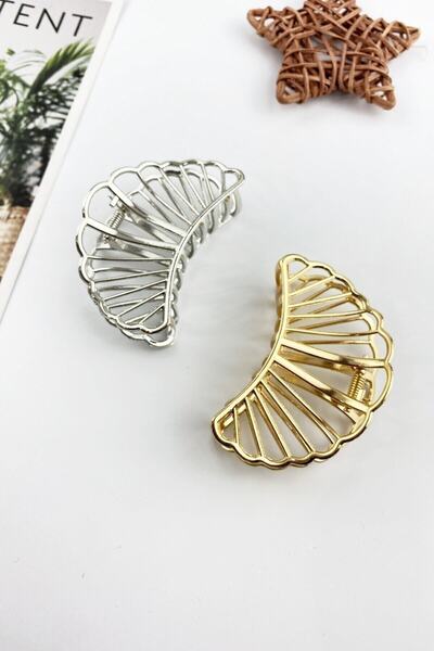 Mathilda Aksesuar Metal Gold Women's Hair Clip