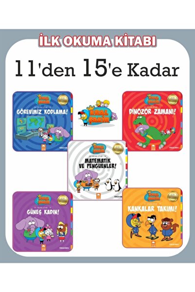 Eksik Parça Çocuk Kral Şakir İlk Okuma Kitabı 11'den 15'e Kadar Set