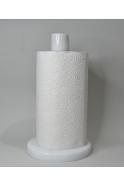 RendaHome White Marble Paper Towel Holder