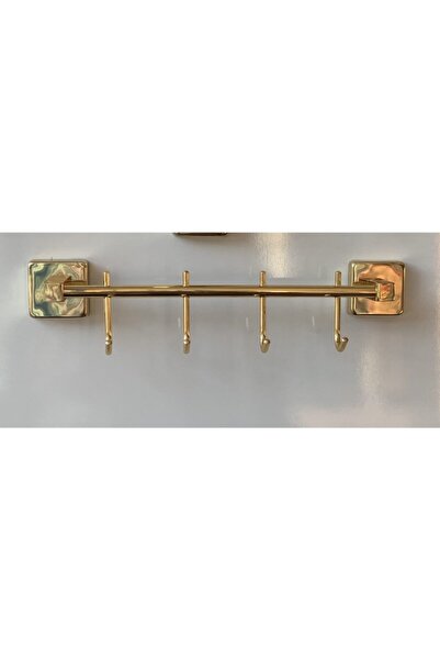 Sedef Banyo Pirinç Asi 4’lü Gold Askılık
