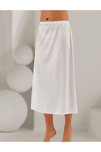 Şahinler Mb3091 White Women's Long Petticoat