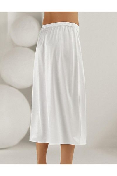 Şahinler Mb3091 White Women's Long Petticoat