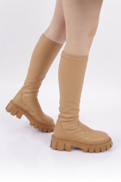 DGN Thick Sole Boots Camel 32445210610