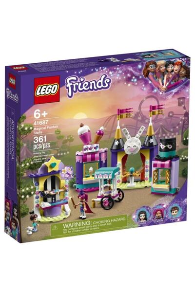 LEGO Friends Sihirli Lunapark Stantları 41687 - Karnaval Oyuncağı Yapım Seti (361 Parça)
