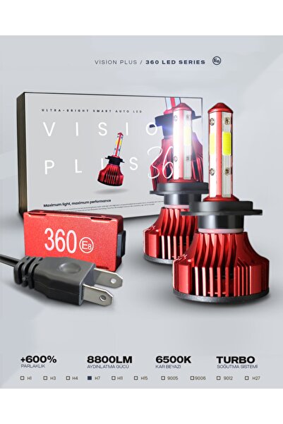 C9 360° Led Xenon Dob H7 34w 8800 Lumen