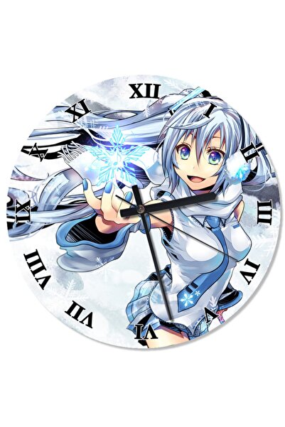 Cakatablo 30 Cm Çap Hatsune Miku Tasarım Duvar Saati
