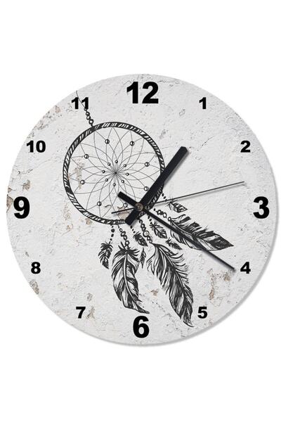 Generic Brand 30 cm Diameter Dream Catcher Retro Wall Clock