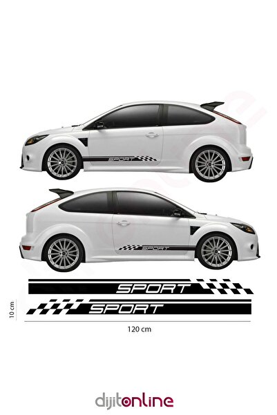 Dijitonline قطعتين من ملصقات اليمين واليسار - مارشبييل - 10 سم × 120 سم