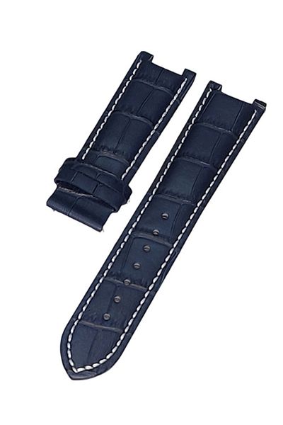 SAATKORDONCUSU Lacivert Hakiki Deri Saat Kordonu Guess Gc X90015g7s Fiyat Yorumlar Trendyol