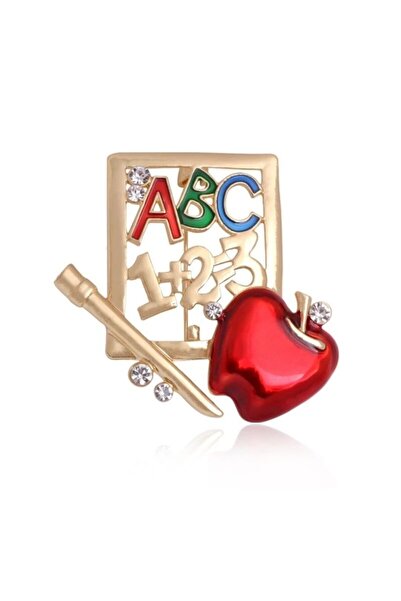 Esra Pamir Elma Alfabe Broş