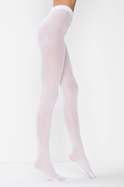 Genel Markalar Beyaz Naturel Külotlu Çorap 80 Denye M-9248