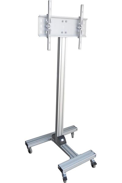 Plusaparat St-4590t 32”-49” Lcd, Led,plazma Tv Tekerlekli Mobil Stand - Siyah...