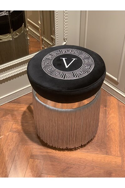 ÖZKIŞ AKSESUAR V Motifli Puf