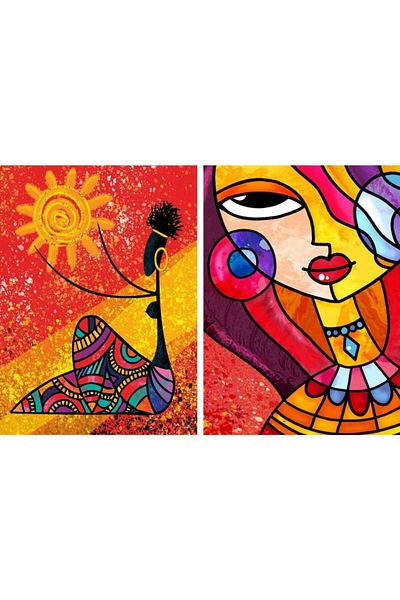Nova Puzzle 2x1000 Piece Fancy Girl And African Woman Puzzle