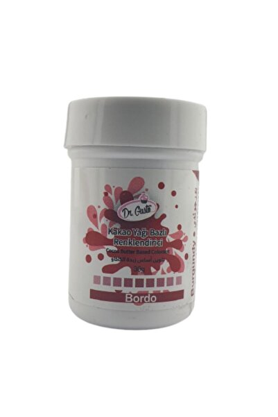 Dr. Gusto Dr Gusto Bordo Kakao Yağı Bazlı Renklendirici 30 Gr