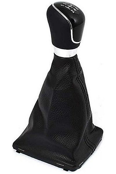 KARFRD Focus 2Nd 5 for 2008-2011 Compatible Gear Shift Knob and Gaiter Titanium Package
